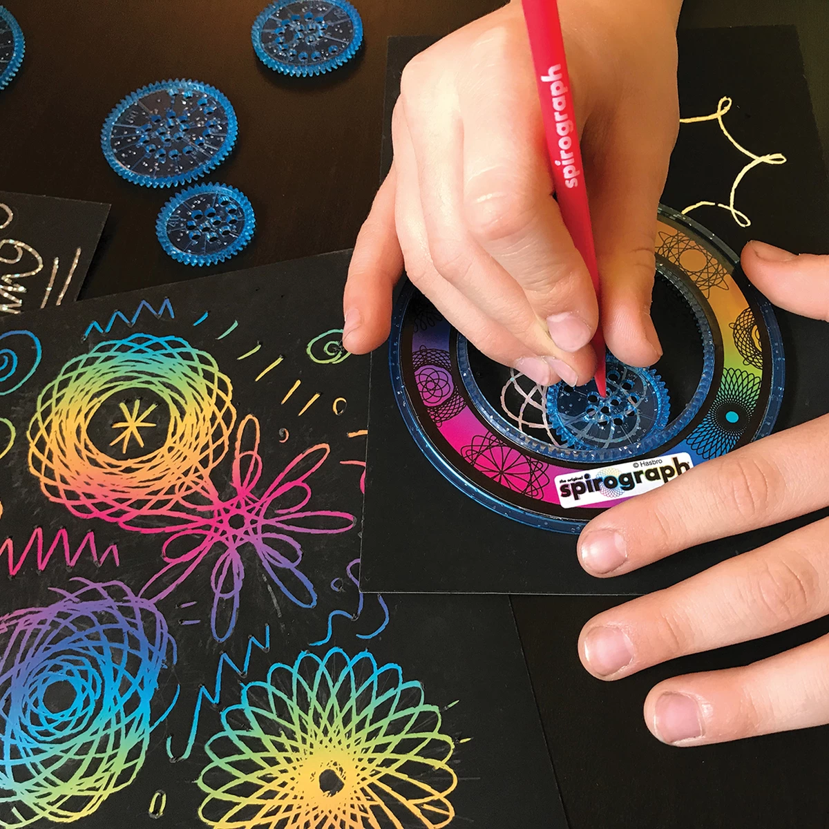 The Original Spirograph Scratch & Shimmer Set - Image 3