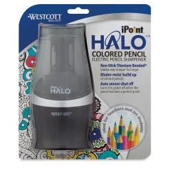 Westcott IPoint Halo Electric Colored Pencil Sharpener