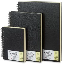 Cachet Classic Ecru Wirebound Sketchbooks