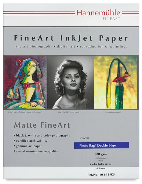 Hahnemühle Photo Rag Deckle Edge Inkjet Paper - Image 2