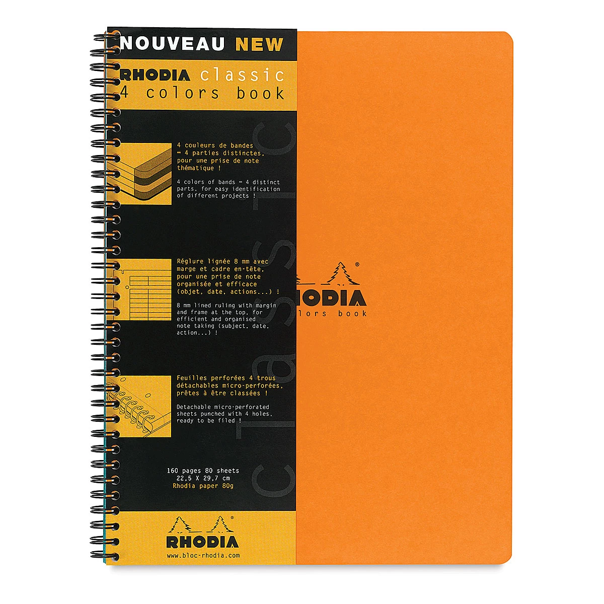 Rhodia Wirebound 4Color Notebook