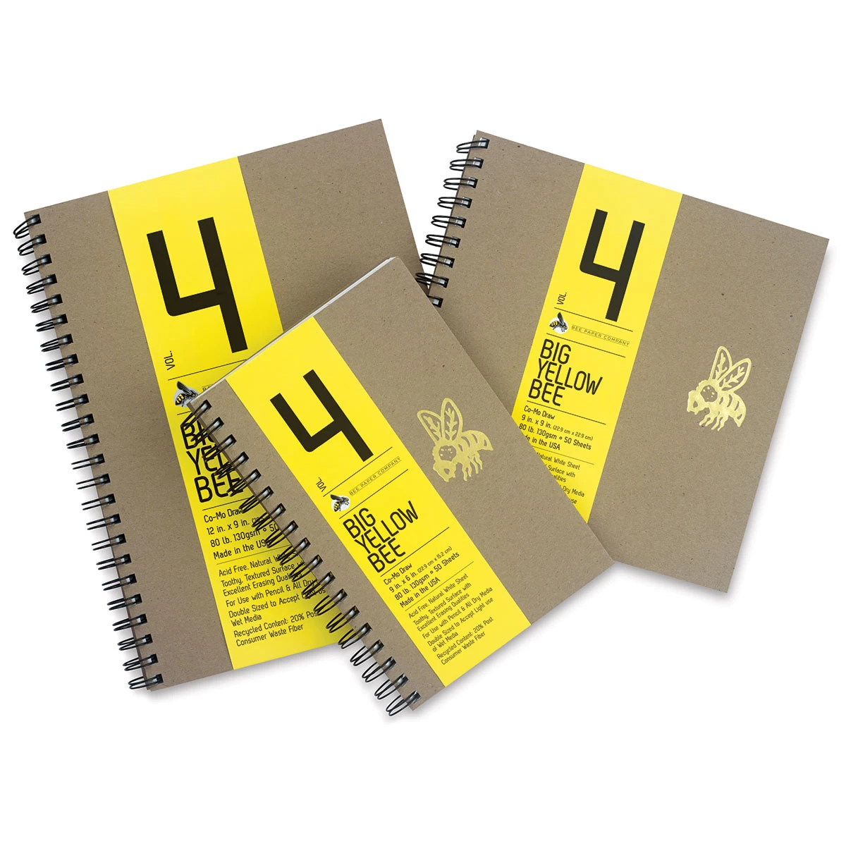 Big Yellow Bee CoMo Sketchbooks