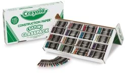 Crayola Construction Paper Crayon Packs