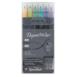 Speedball Elegant Writer Dual Tipped Calligraphy Marker Set