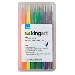 Kingart Watercolor Brush Marker Sets