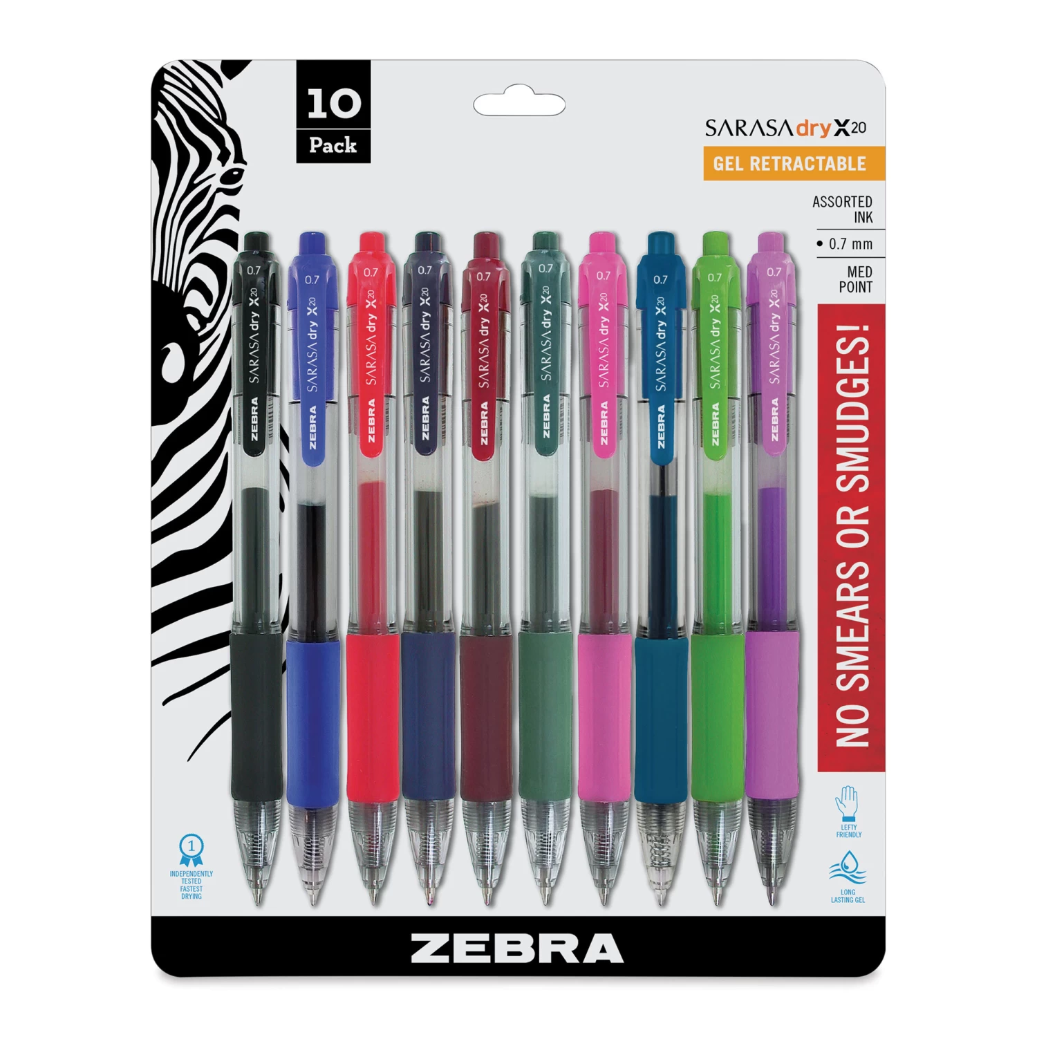Zebra Sarasa Dry X20 Gel Retractable Pen Set