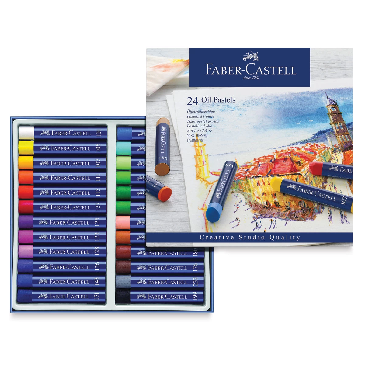Faber-Castell FaberCastell Goldfaber Studio Oil Pastel Sets - Image 2