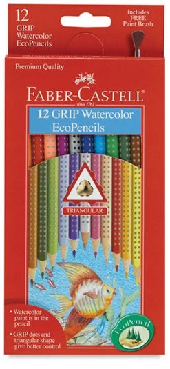Faber-Castell FaberCastell Grip Watercolor EcoPencil Sets