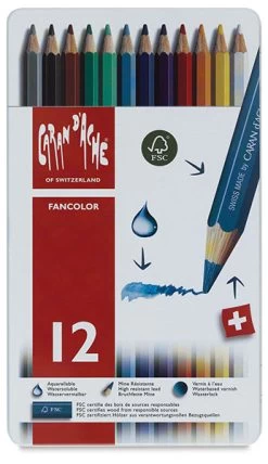 Caran D'Ache Caran DAche Fancolor Watercolor Pencil Sets