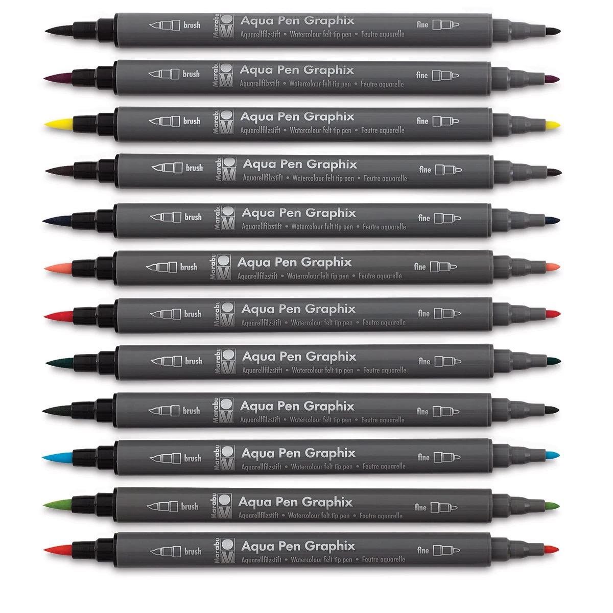 Marabu Graphix Aqua Pen Sets - Image 9