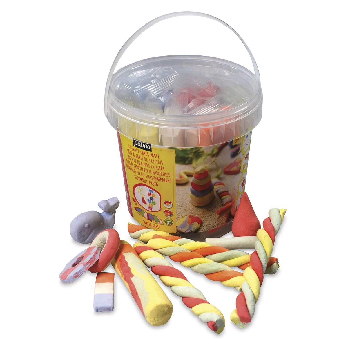 Pebeo Sidewalk Chalk Clay Pail - Image 3