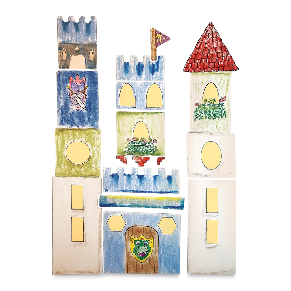 Roylco CreateACastle Rubbing Plate Set - Image 3