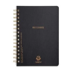 DesignWorks Ink Twin Wire Bound Crest Notebooks