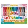 Ooly Cat Parade Watercolor Gel Crayon Set