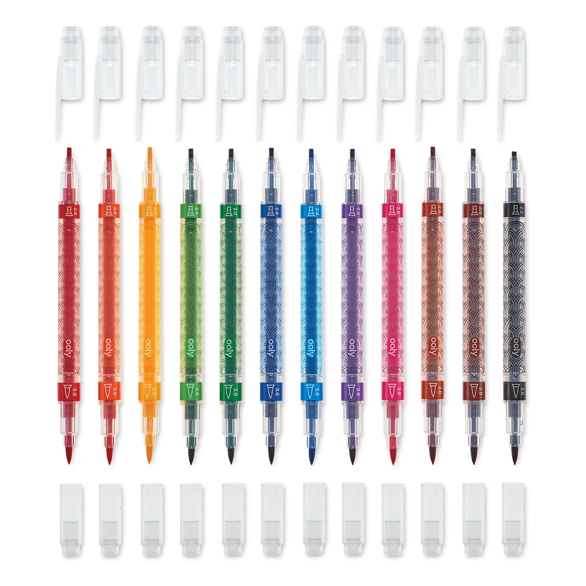 Ooly Calligraphy Duo Chisel And Brush Tip Markers - Image 2