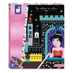 Janod Princesses Scratch Art Kit