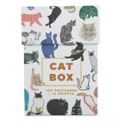 Chronicle Books Cat Box Postcard Set