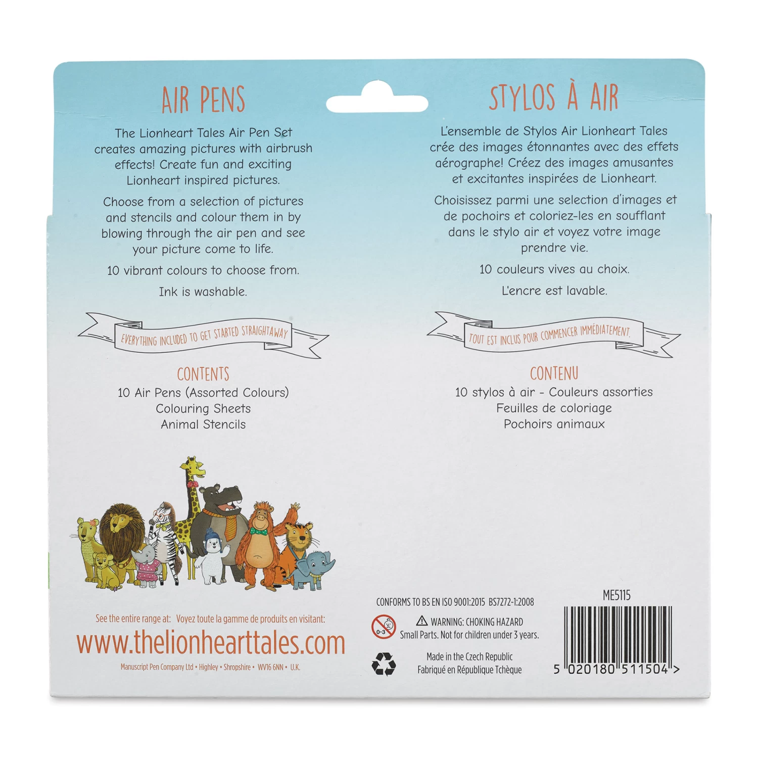 Manuscript The Lionheart Tales Air Pens Set - Image 3