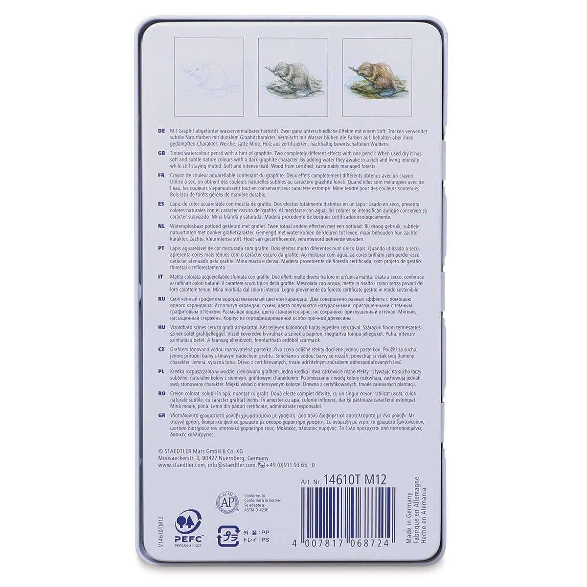 Staedtler Tinted Watercolor Pencil Set - Image 3