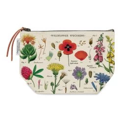 Cavallini Wildflowers Cotton Pouch