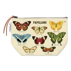 Cavallini Butterflies Cotton Pouch
