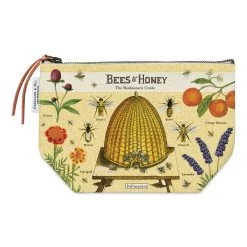 Cavallini Vintage Bees & Honey Cotton Pouch