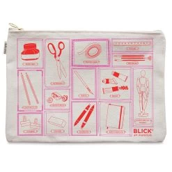 Blick Flat Zip Pouches By Maptote