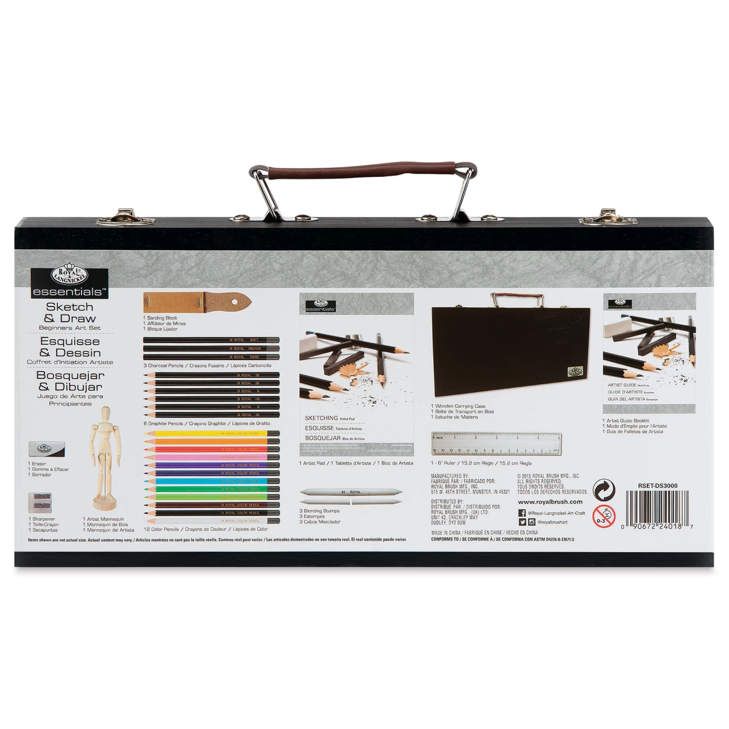 Royal & Langnickel Essentials Sketch & Draw Beginners Art Set - Image 4