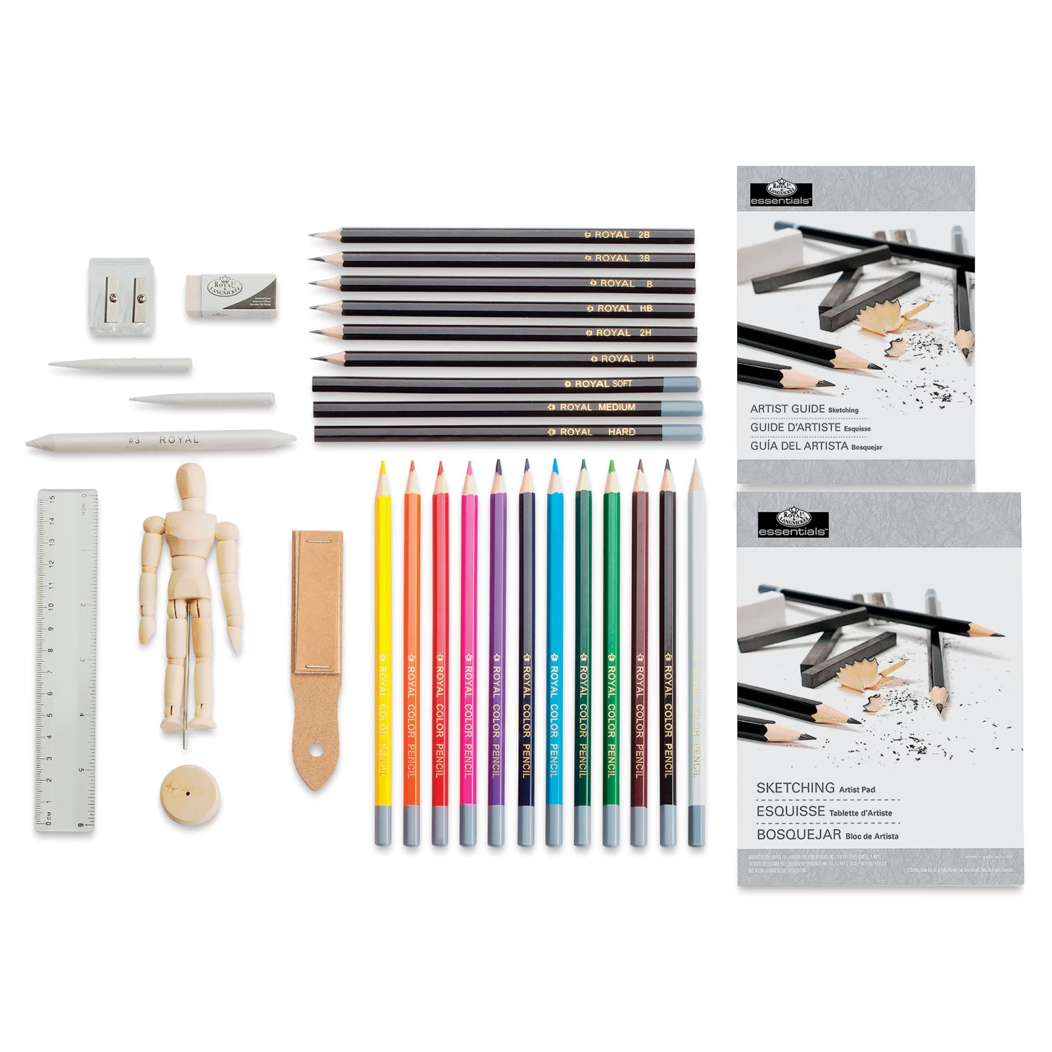 Royal & Langnickel Essentials Sketch & Draw Beginners Art Set - Image 3