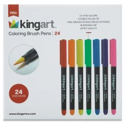 Kingart Pro Coloring Brush Pen Sets